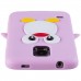 Samsung Galaxy S5 - 3D Silicone Penguin Soft Protective Phone Cover Case - Pink